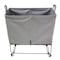 Steele Canvas Basket 6 BU Elevated Truck Grey Vinyl w/Grey Vinyl - 2in Stem Casters 92E6VGRYVGRYM2S - alternate 3